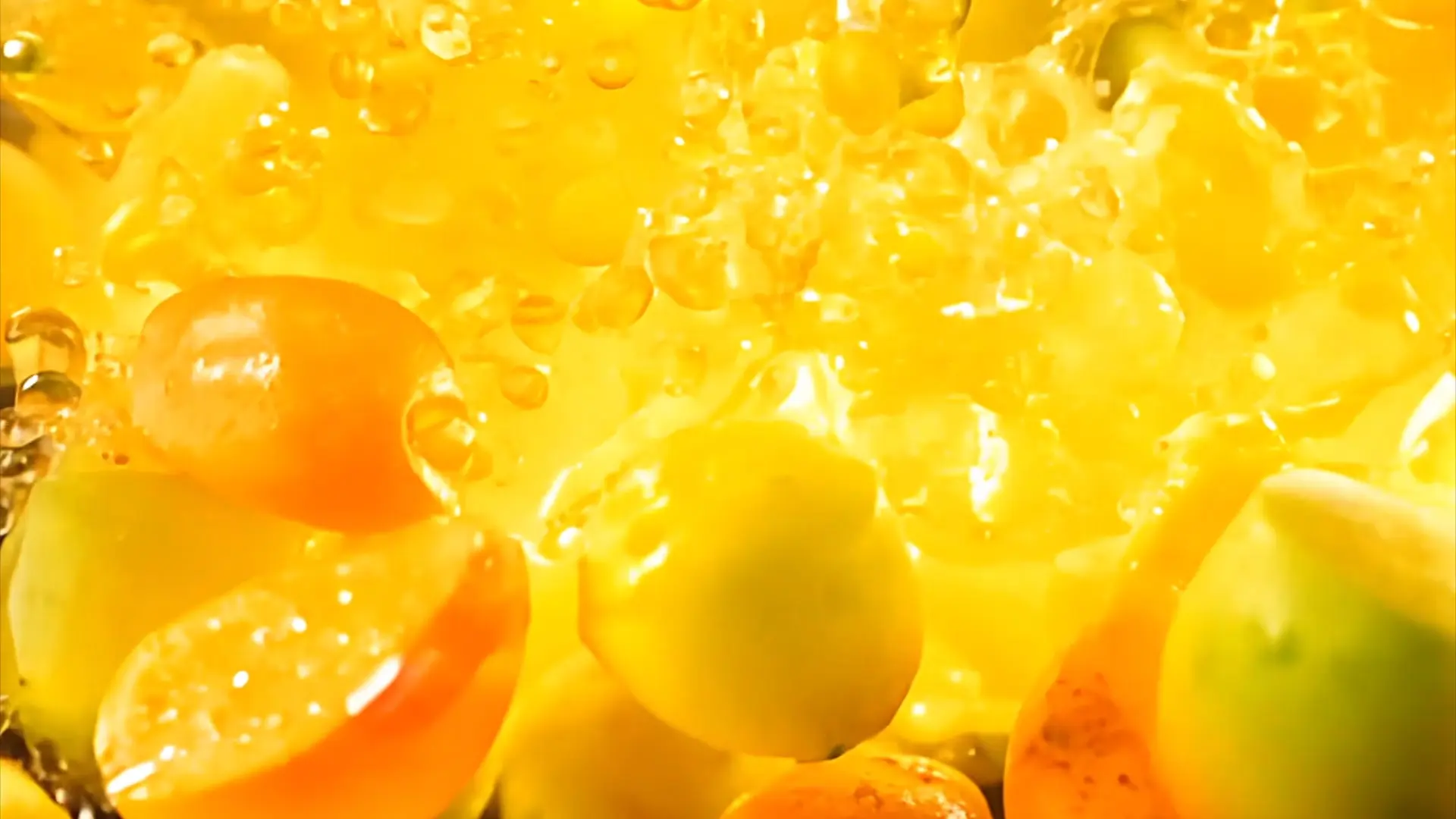 Orange and Lemon Burst Video Transition